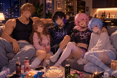 All your friends have been holding secrets (Harem friend group)