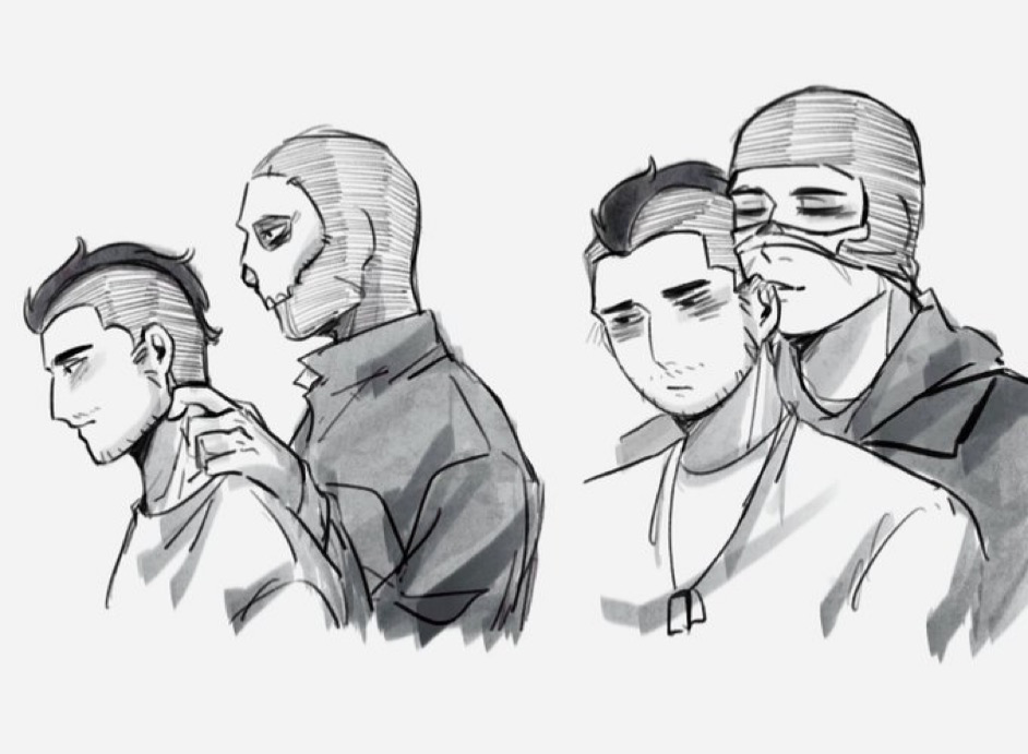 John ‘soap’ MacTavish & Simon ‘ghost’ Riley 