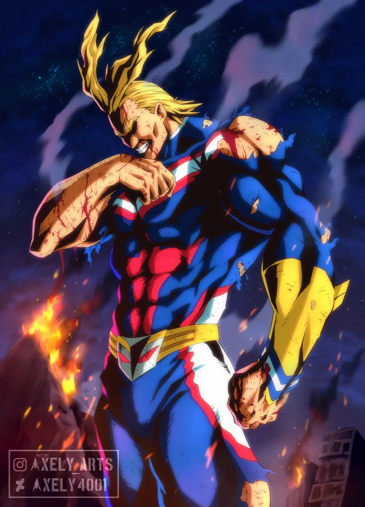 My Hero Academia – Toshinori Yagi All Might – Copie Douga Studio Bones Officielle 01