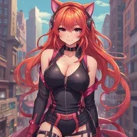 cat girl swith