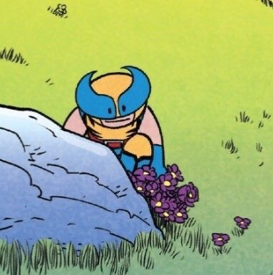 Wolverine on a date 