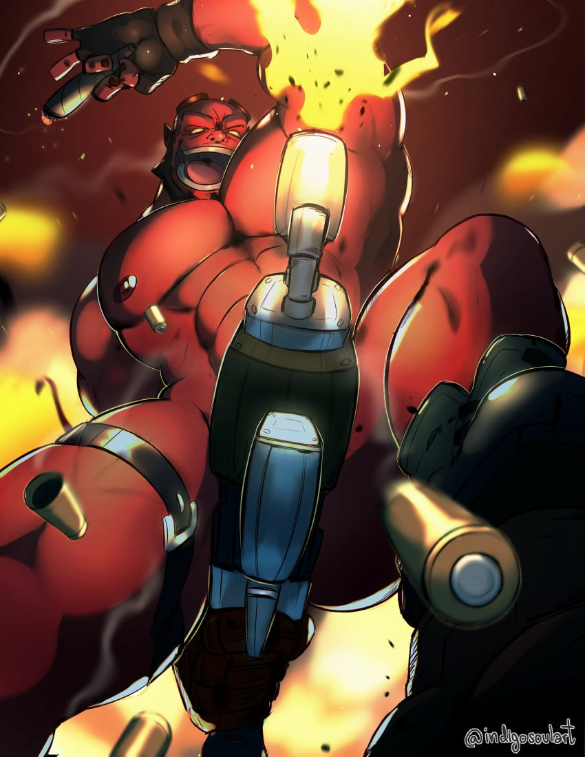 Hellboy (Bit by lust spider) 