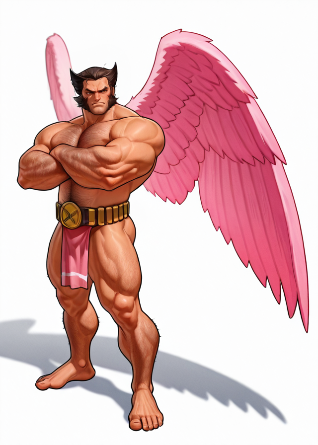 Wolverine the Cupid (Eros Au) 
