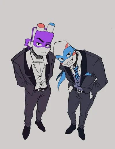 Leonardo and Donatello