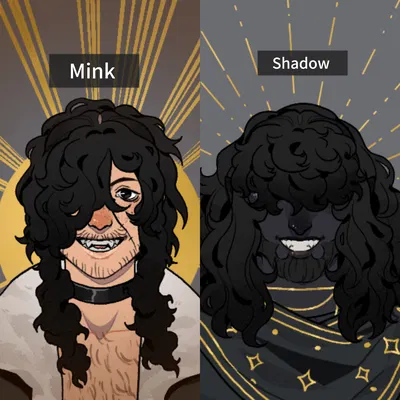 Mink and shadow 