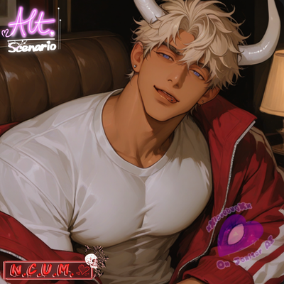 Jackson Hanson / ALT || Killer golden boy jock bull Demi-human
