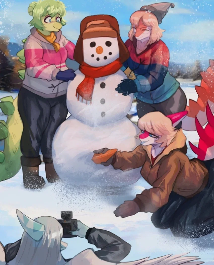 Stella, Mia, Fang & Noami! - Snow Day || Days In Volcadera Bluffs Are Usable Sunny And Warm But Today You And The Girls Decide Too Have A Day Out!