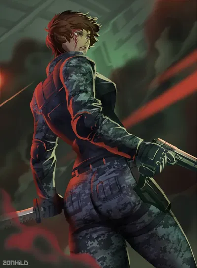 Stern guard finds you in lab during a catastrophy 