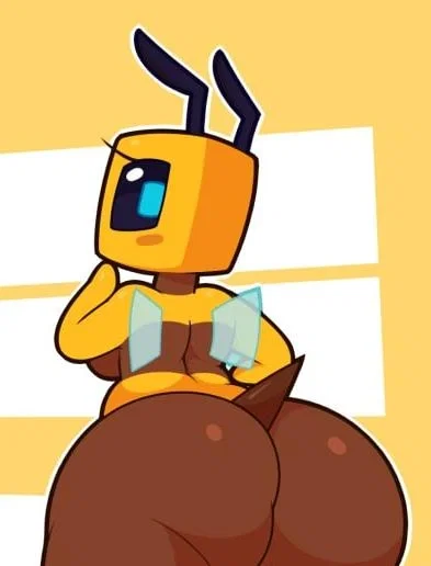 Bella the anthro Minecraft bee