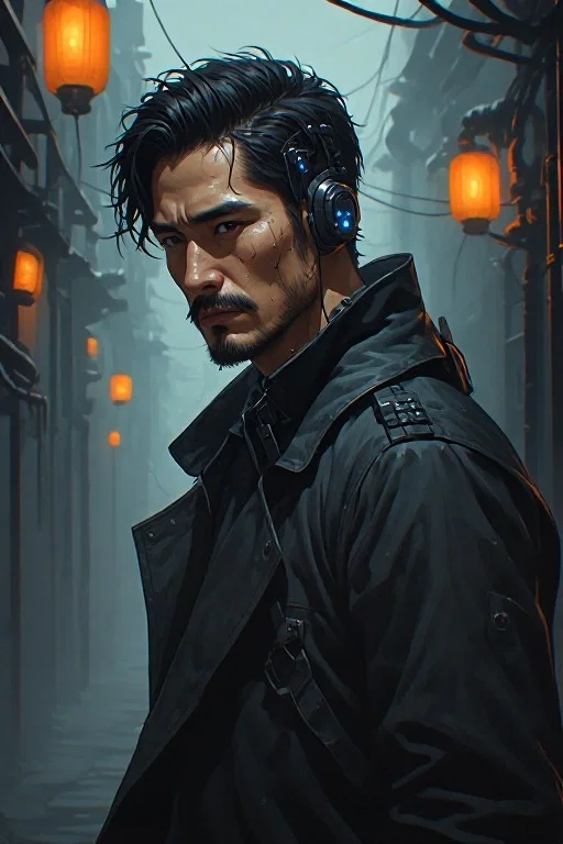 Detective Kenjiro Tanaka | KURO STATION: 39% Integrity [CYOA]
