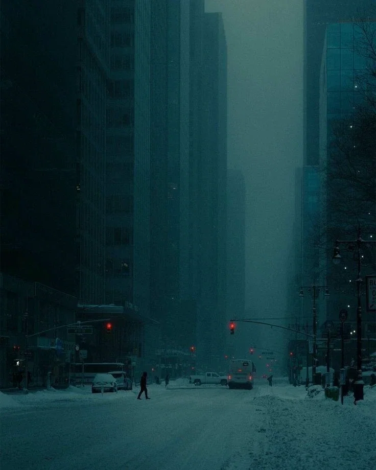 Burned city 