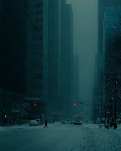 Burned city 