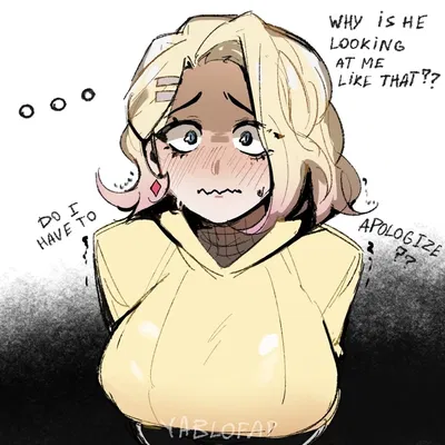 "You look like a guy now..."