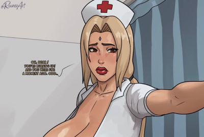 Tsunade working in hospital 