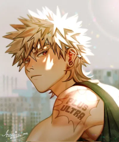 Katsuki Bakugo- BIKER