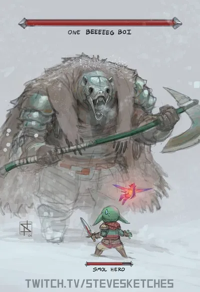 Nolanic Grim Bear Boss Fight