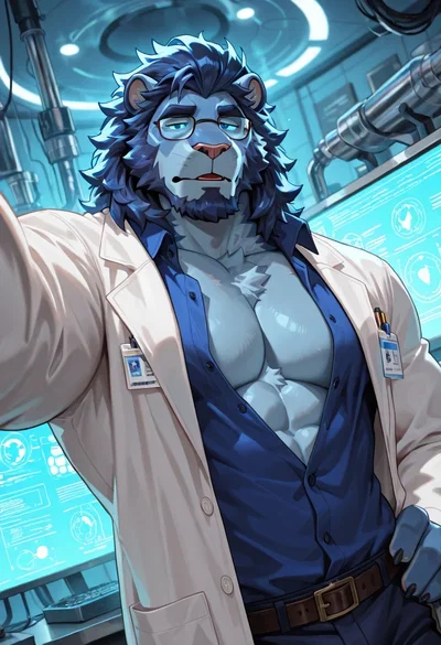 DILF Scientist - Leo Azure 🦁💙