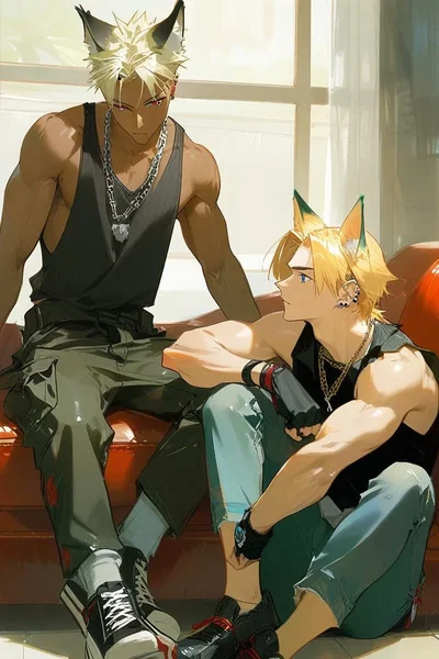 Enzo and Shiloh 