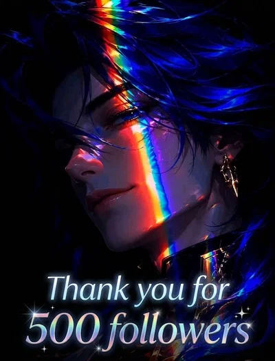 THANK YOU FOR 500 FOLLOWERS 