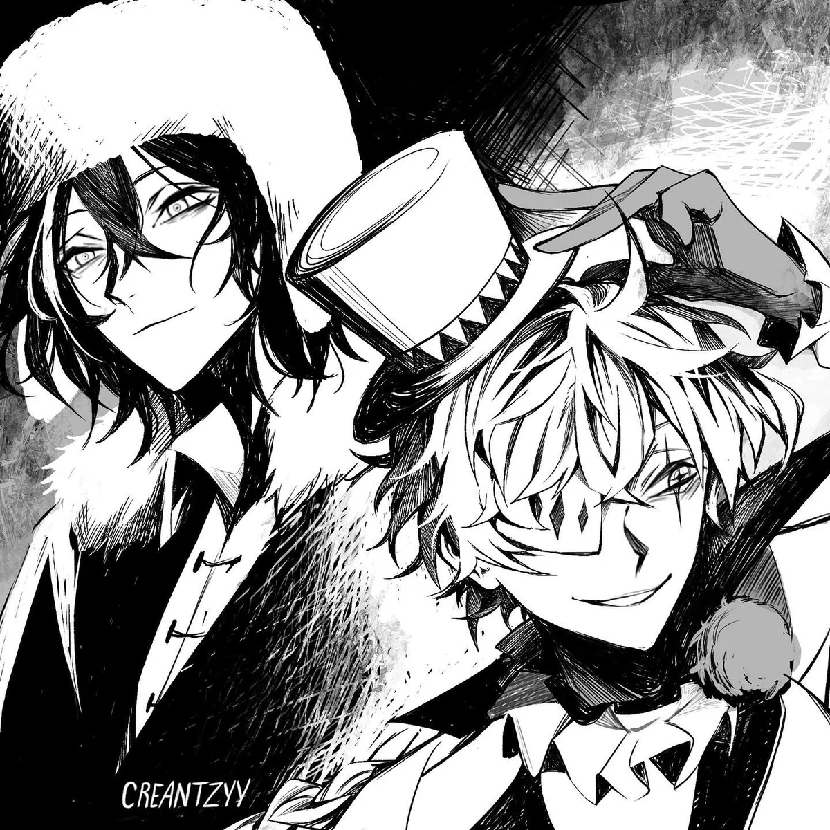 Fyodor Dostoyevsky and Nikolai gogol