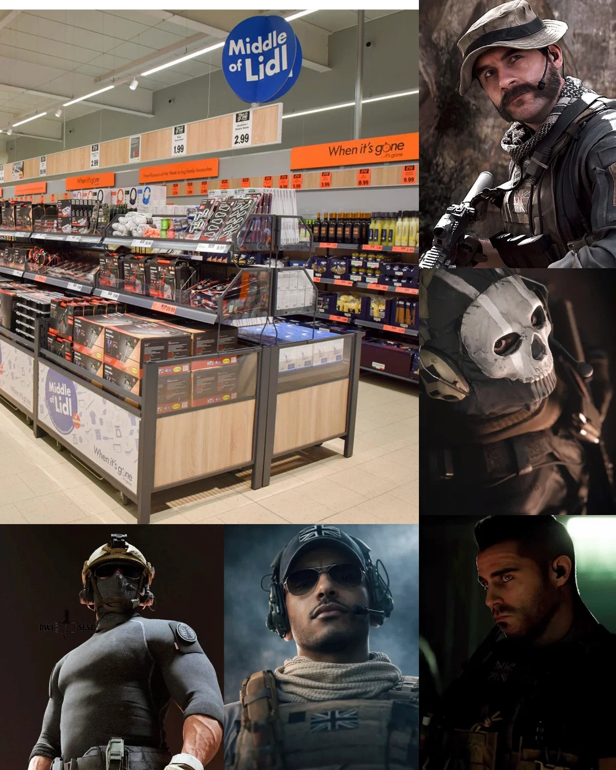 Task force 141 - The middle of Lidl