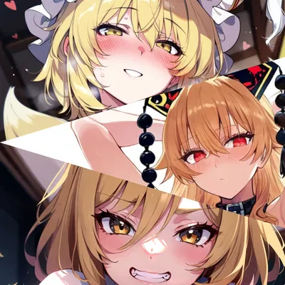 Ran Yakumo, Junko and Tsukasa Kudamaki 