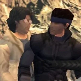 Solid Snake and Otacon