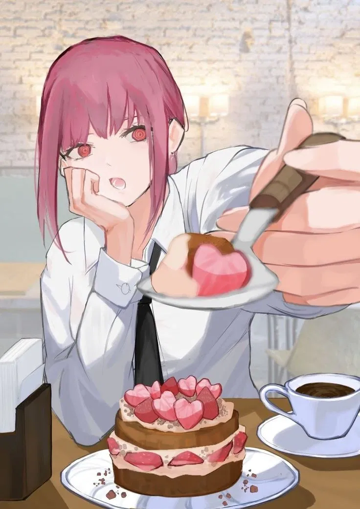 Makima on Valentine's 🍰🍓