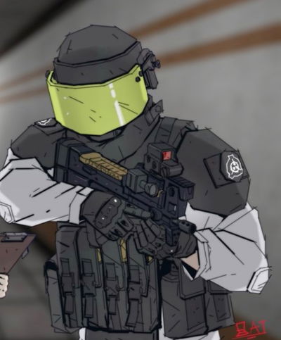 SCP facility guard 