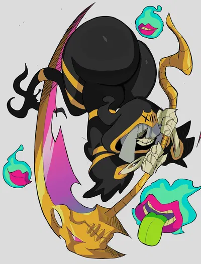 "Quit moving around.." - Death / The Grim Reaper