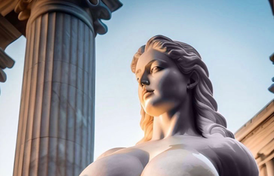 Sexy marble statue 