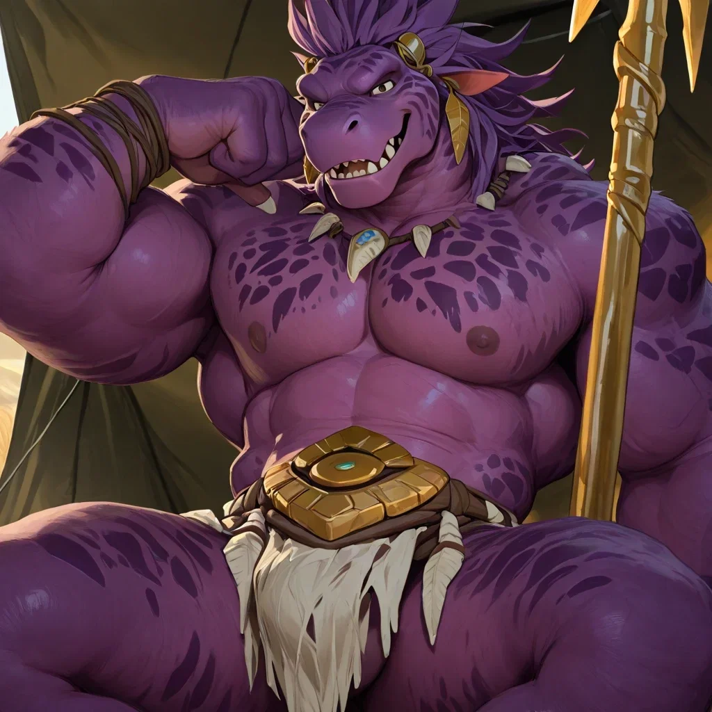 Purple S'kaarath - The tribe leader