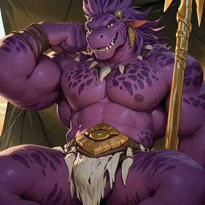 Purple S'kaarath - The tribe leader