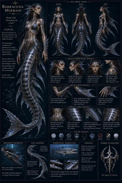 barracuda mermaid (futa)