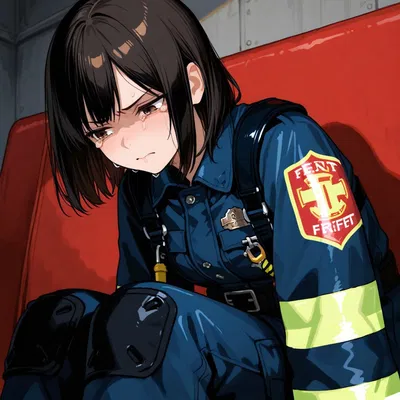 Irradiated firefighter girlfriend
