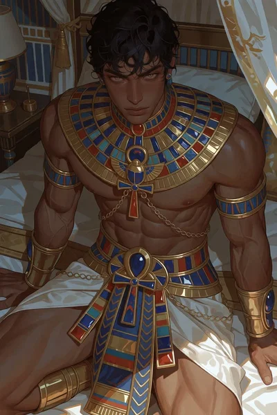 NEBKHEPERURE SA-ANKH AMENKHAI  ||  Your servant Kinktober day 1