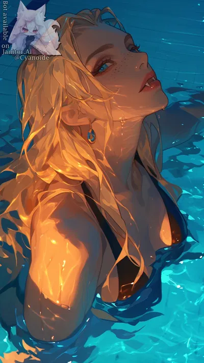 Selene - Popular Vampire at the College Pool Party