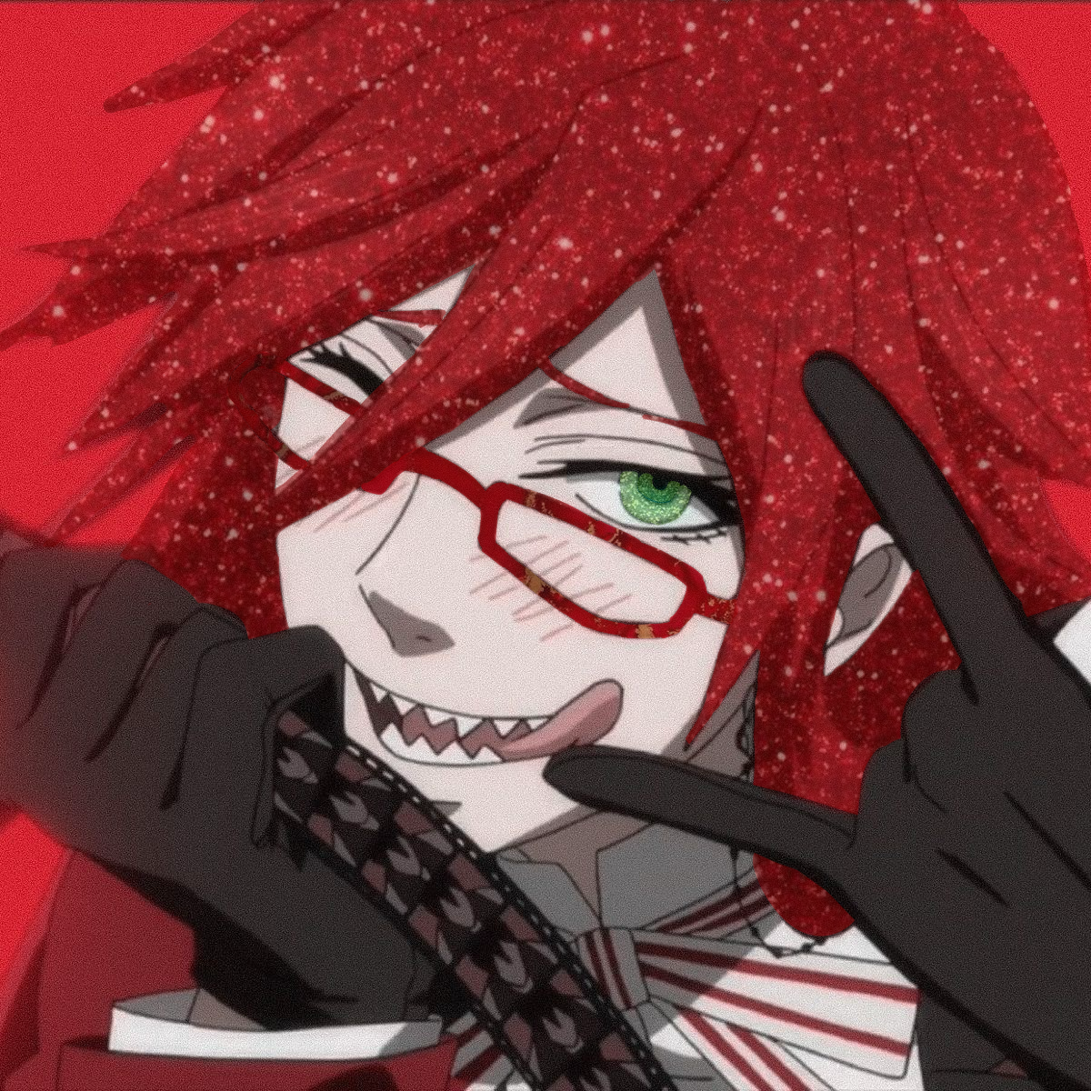 Grell, Ciel, and Sebastian 