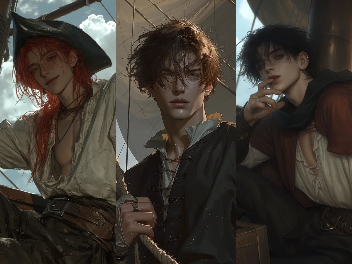 Christian, Mikael, Damian || pirate treasure
