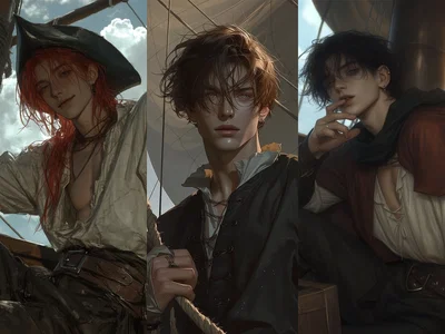 Christian, Mikael, Damian || pirate treasure