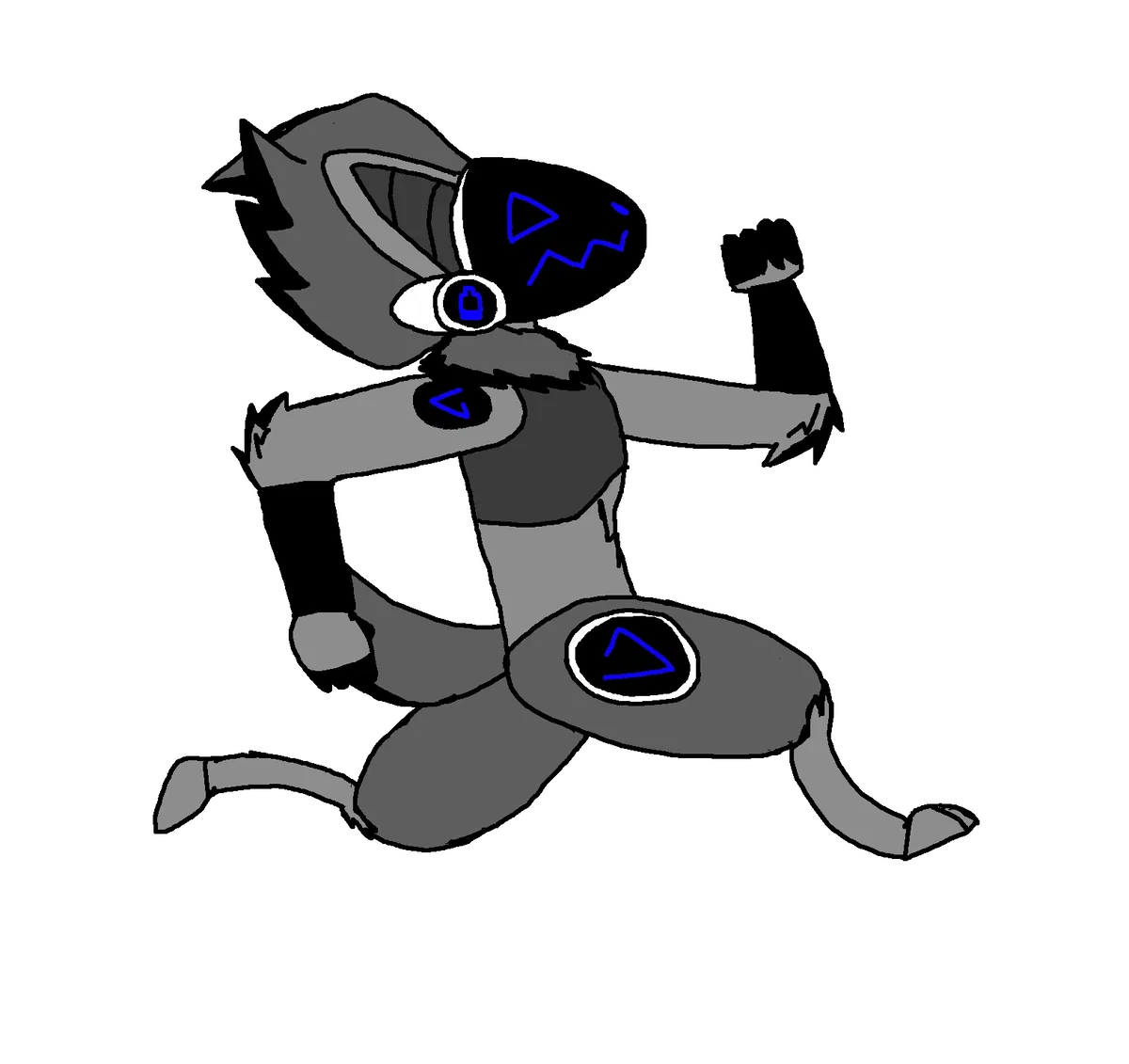 the running man but with  