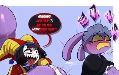 Maid Jax and Evil Pomni RE-UPLOAD