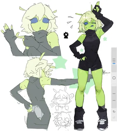 Layla the smart and stupid alien 