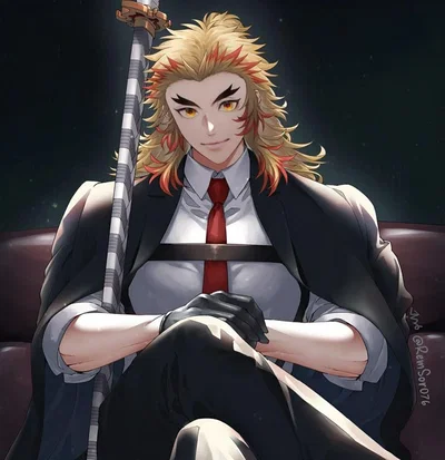 Kyojuro is a mafia boss!