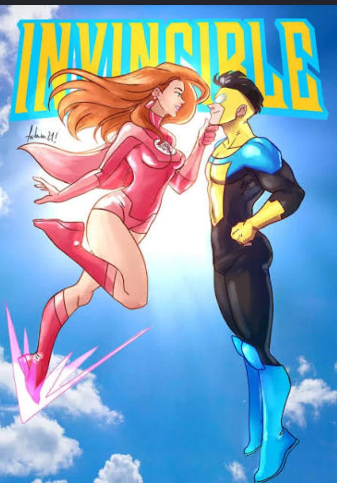 Atom Eve and Mark Grayson 
