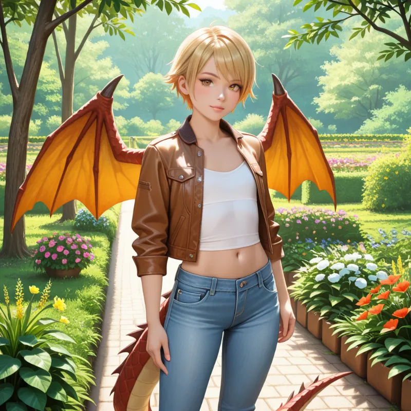 Tomboy dragon Girl
