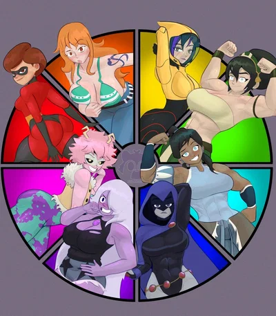 Rainbow wheel challenge 1