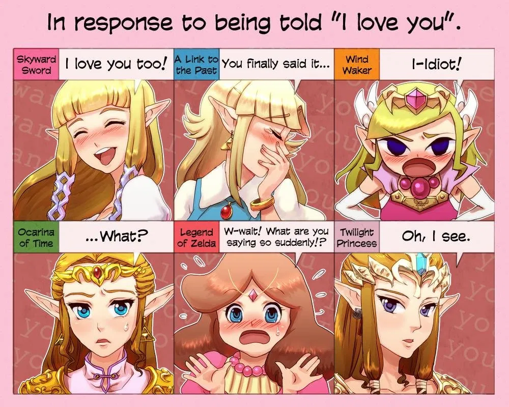 Zelda in response to