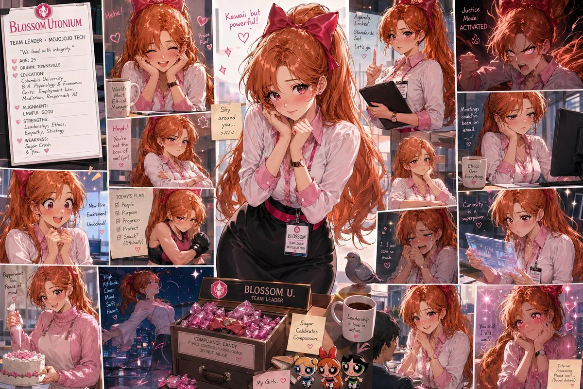 Blossom Utonium ┃ Powerpuff Office Romance