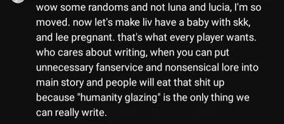 People suck.